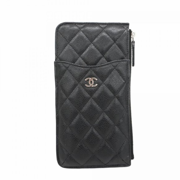 CHANEL Black Caviar Leather Pouch - Picture 1 of 12